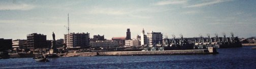 Port Said - De Lesseps statue intact!