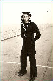 RN recruit - Michael Salts aboard HMS Theseus